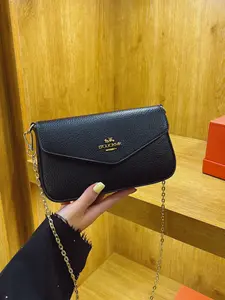 Women's PU Leather Small Shoulder Bag, 2026 New Simple Crossbody Clutch Purse Chain Bag, Stylish Single Strap Handbag for Daily Use