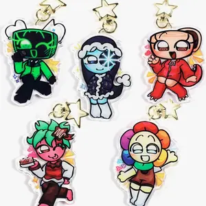 5 Ops Dandy’s World Acrylics Keychain | Dandy, Shelly, Vee, Astro, Sprout Bag Charms