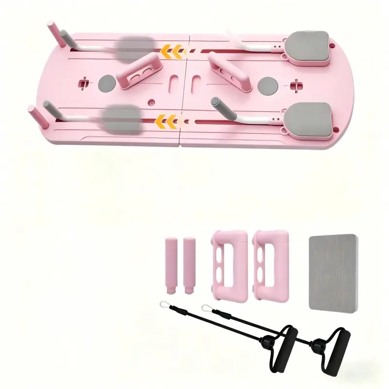 2026 Pilates Reformer Set - 8-in-1 Multifunctional Foldable Pilates Board, suitable for home professional full-body workout equipment, space-saving core training gear, ideal for women and fitness enthusiasts, Pilates At Home, Reformers Pilates