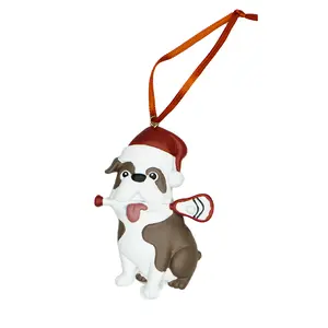 Bulldog Lacrosse Tree Ornament