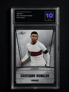 2024 Leaf Card Graded Gem Mint 10 of Christiano Ronaldo
