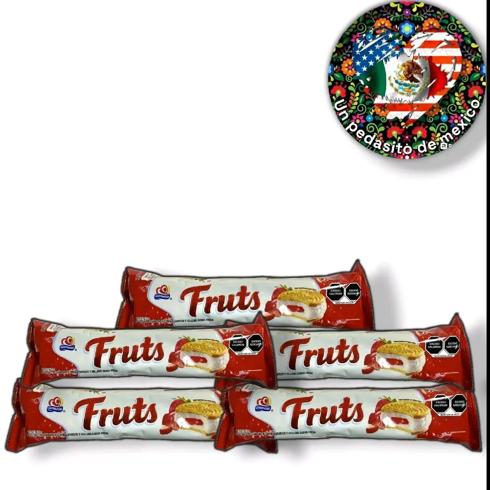 5 Pack Gamesa Fruts Fresa
