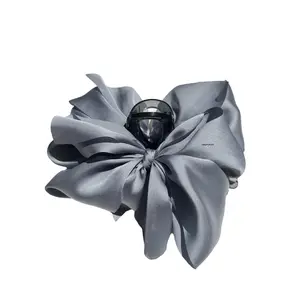 Silky Bow Claw Clip