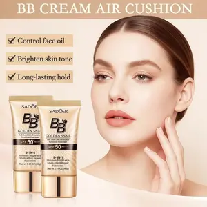 BB Cream SPF 50 PA+++ Full CoverageTinted Moisturizer Waterproof Sweatproof for Oily &Dry Skin,Hydrating SunscreenHydrating FormulaFace Sunscreen For All Skin Types Moisturizing DailyFlawless Makeup