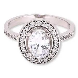 Radiance by Absolute™ x Katharine McPhee 2.60ct Oval Halo Ring