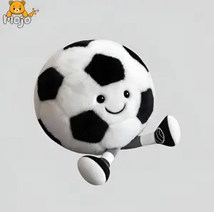 Soccer Plush Toy, Cute Football Plush Toys, Soft Stuffed Sport Throw Pillow Plush Ball, Gift for Kids Birthday, Football Warmies, Soft Stuffed Sports Plush Ball, Filled Sports Ball Toy, Creative Football Doll, Cute Plush Stuffed Animal,