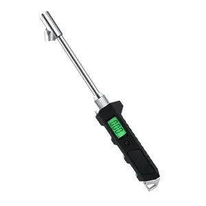 Pinevibe Digital Tire Pressure Gauge 230 PSI Heavy Duty Dual Head Stainless Steel Made for Truck and RV with Backlit LCD and Flashlight Car Accessories