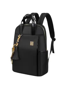 Women's Shoulder Bag, 15.6 Inch Nylon Simple Travel Business Backpack, Handheld Laptop Bag, Ideal for Daily Use & Work