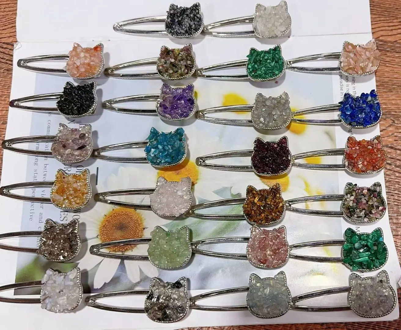 Chen(14269)gc.Crystal hairpin $30 for 15pc