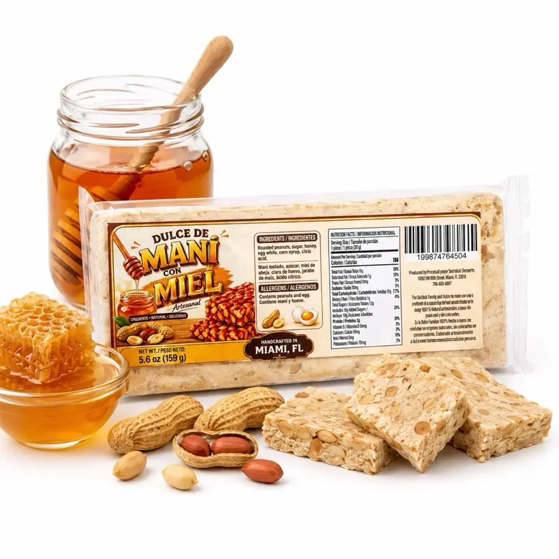 Dulce de mani con miel ( Alicante )