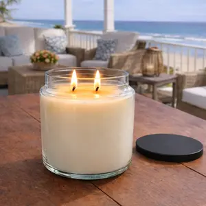 Coconut Apricot Crème Apothecary Jar Candle