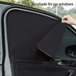 Magnetic Car Window Sunshade, Car Window Shades, 4 Counts/set Heat-insulating Car Window Sunshade, Privacy Curtains for Side Windows, Car Accessories