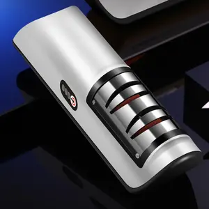 Electric knife sharpener, fully automatic, charging knife sharpener, home knife sharpener, multi-functional professional grinding wheel, wireless, rechargeable, electric whetstone, home, commercial, professional,With battery whetstone, rechargeable