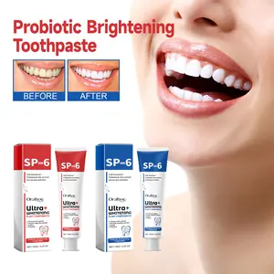 Oralhoe Probiotics Brightening Toothpaste Oral Cleaning Odor Removing Tooth Stains White Teeth Gum Care Toothpaste