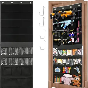 Wall-Mounted Storage Bag, 16 Pockets, Adjustable Straps, 600D Oxford Fabric, Large Capacity, Kids Toys, Bathroom, Living Room