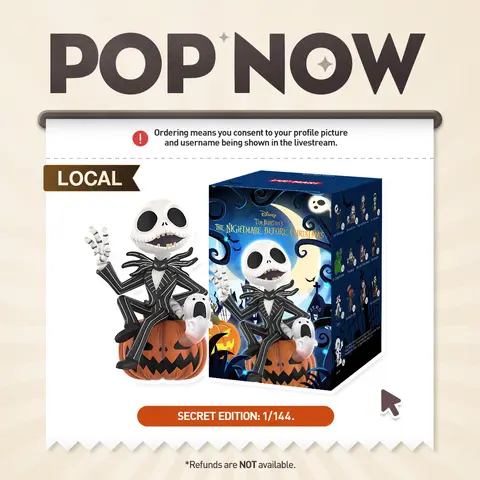 [POP NOW] POP MART Disney Tim Burton's The Nightmare Before Christmas Series Figures