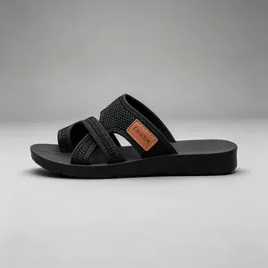 Women’s fashion mesh slip-on toe sandals—beach slides/flip-flops, casual, comfortable, breathable flat sandals; versatile outdoor sandals suitable for everyday wear. mules crystal chanclas de abelito