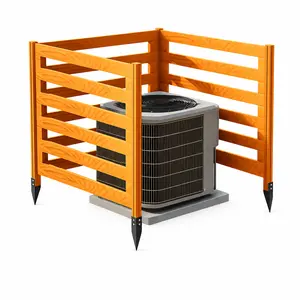 Air Conditioner Fence,Wooden Privacy Fence,3 Panels Outdoor Enclosure 36" L x 36" Wx 36" H,Suitable for Outdoor Trash Cans,AC,Wood Compost bin,Pool Equipment Enclosures，Home Improvement & Garden