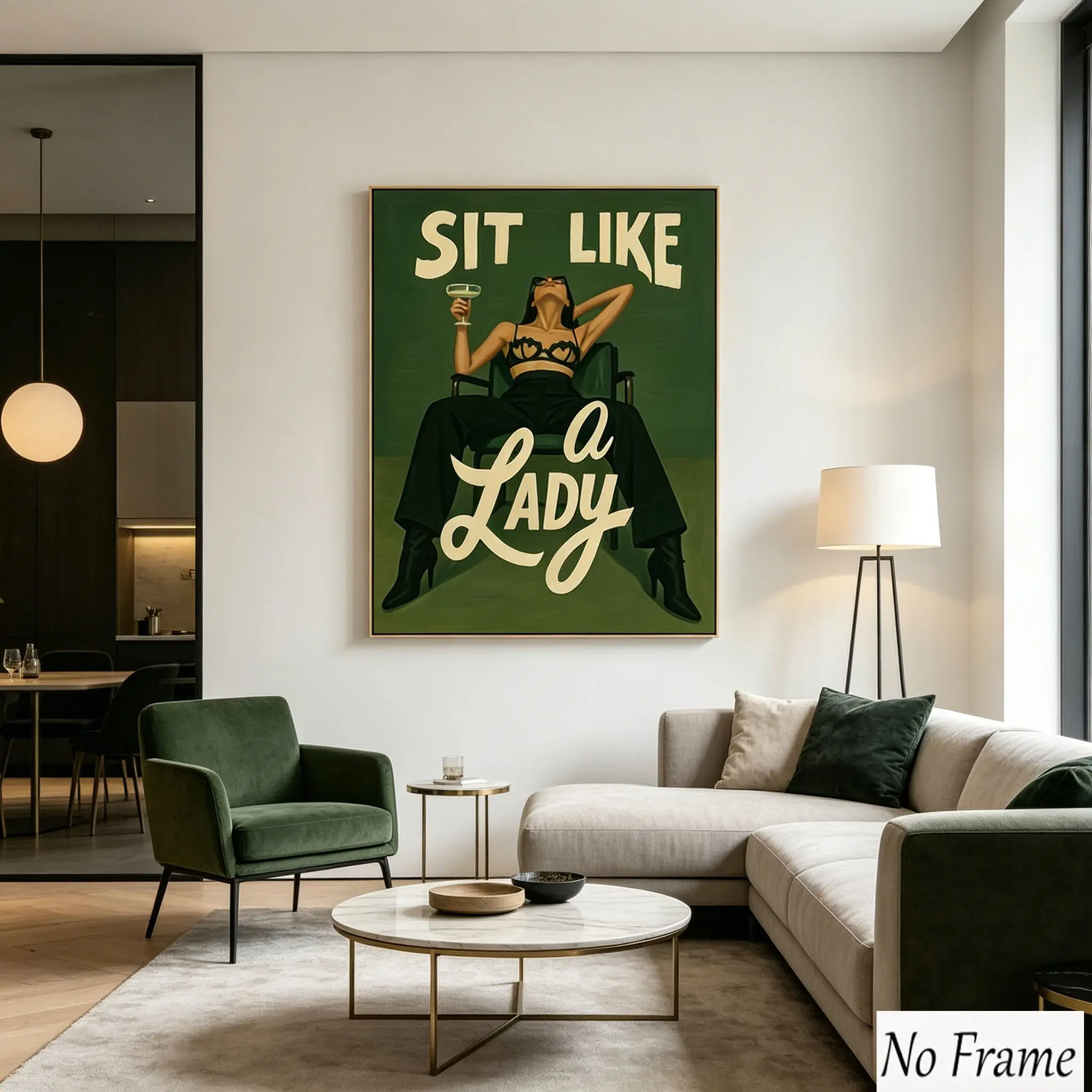 Women Empowerment Decorative Wall Art Poster, Modern Minimalist Feminism Artistic Design, Home Decor for Living Room & Bedroom, Unique Gift Idea, Decoration Items