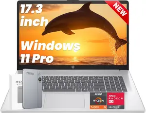 HP 17-inch FHD Laptop, 64GB RAM, 2TB SSD, AMD Ryzen 5 7430U, 17.3" FHD IPS Anti-Glare Display, Wi-Fi 6, HDMI, Windows 11 Pro,w/AI Voice Recorder,Silver