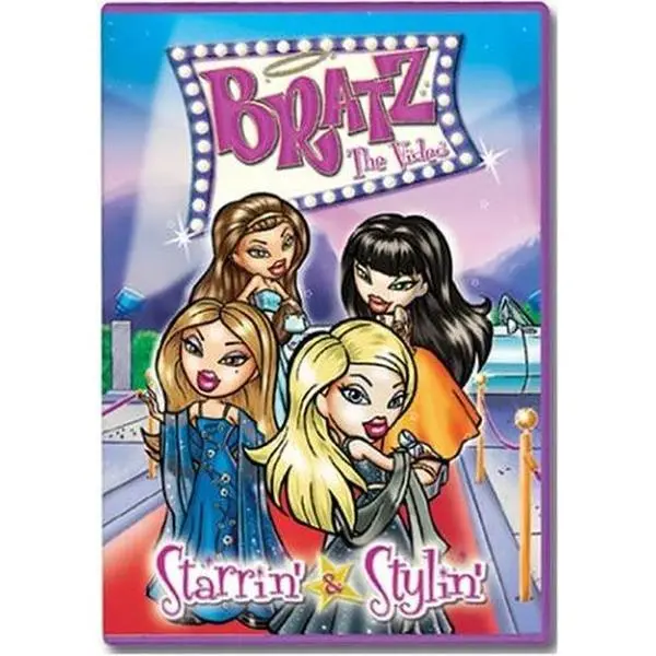 USED Book - Bratz The Video - Starrin' & Stylin' (DVD) - english