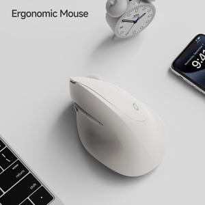 eweadn wireless vertical gaming mouse, usb rechargeable silent office mouse with 6 buttons, ergonomic design mouse for office work, gaming, and productivity