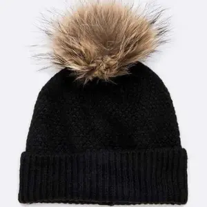 Natural Fur Beanie