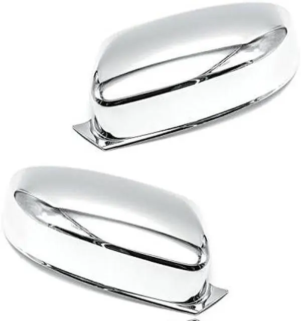 Sizver Chrome Door Mirror Covers for Dodge Charger^Top Half Covers^
