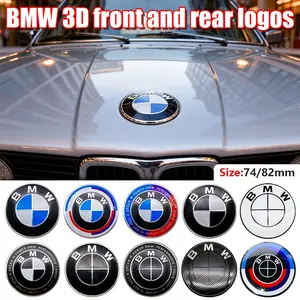 Bmw Car Front & Rear Emblem Replacement, Durable Thickened Badges, Personalized Exterior Decoration for 1-8 Series, X1-X7, M2-M5 Models