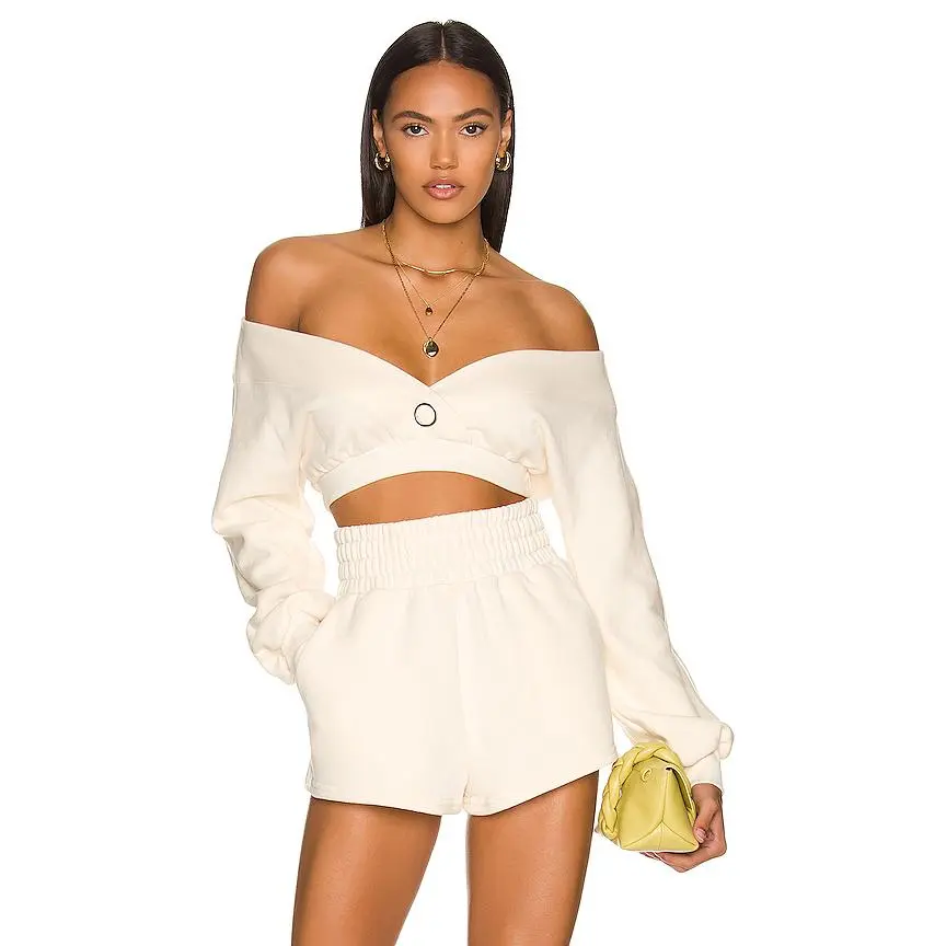 Camila Coelho Kenzie Pullover in Bone