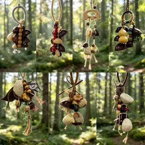 #Cocoshop Seed Pod Wind Chime -- Natural Calming Anxiety Relief Charm Home Decor Products Indoor Decoration