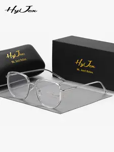 Unisex Simple Casual Eyeglasses for Everyday Use, 1 Pair Basic Flat Frame Fashion Eyeglasses for Women & Men, Fashion Eyewear for Daily Wear, High Quality Eyewear