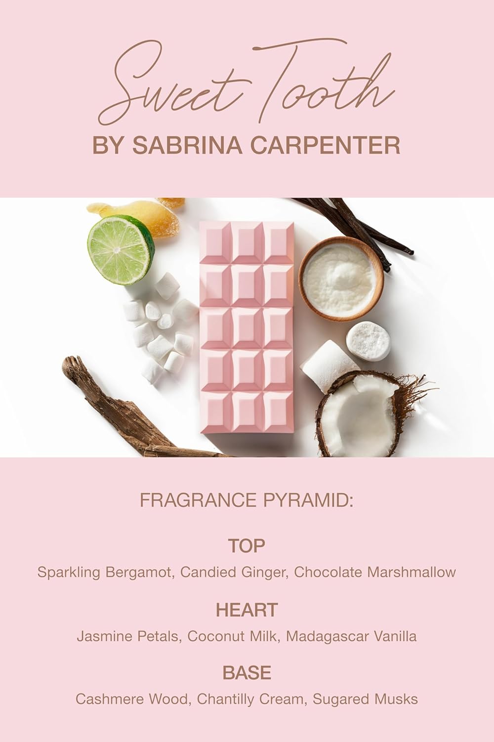 SCENT BEAUTY Sabrina Carpenter Eau de Parfum Sweet Tooth 1 fl oz - Delicate Floral Notes with a Sweet Finish