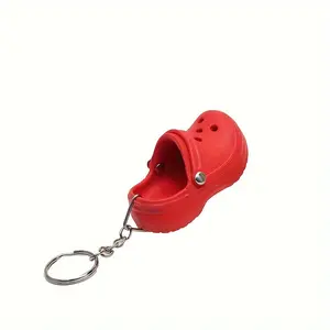A cute mini EVA shoe keychain bag accessory car decoration keychain pendant shoe ornament
