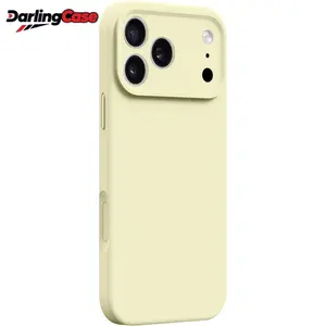 Darlingcase iPhone 17 Pro Liquid Silicone Casing - Full Coverage Smartphone Accessory, Precise Cutouts, Integrated Buttons, Shockproof Cellphone Handheld Protective Shell (Solid Colors)