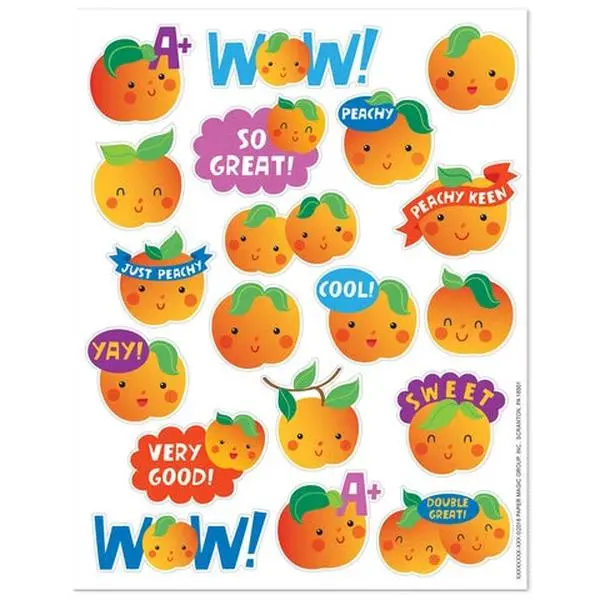 Peach Scented Stickers