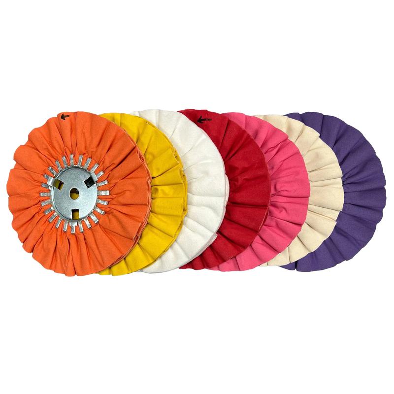 Renegade Products Case Pack Airway Buffing Wheels - Bulk Deal - 5/Pack | Professional Metal Polishing Wheels for Aluminum & Stainless Steel