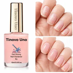 Tinovo Uno Nail Strengthener 12ml - Effectively Repairs Damaged Nails for Daily Care - Ideal for Nail Art Enthusiasts - 0.41fl.oz