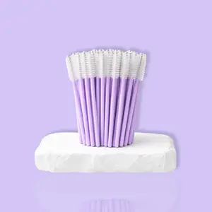 PURPLE DISPOSABLE SPOOLIE BRUSHES (100 PCS)