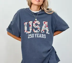 2026 Hot Limited Happy 250th Birthday USA Shirt America 250th Anniversary Semiquincentennial Gift USA 250 Years Independence Day 4th of July #IndependenceDayShirt #USAstyle #PatrioticOutfit #July4thShirt