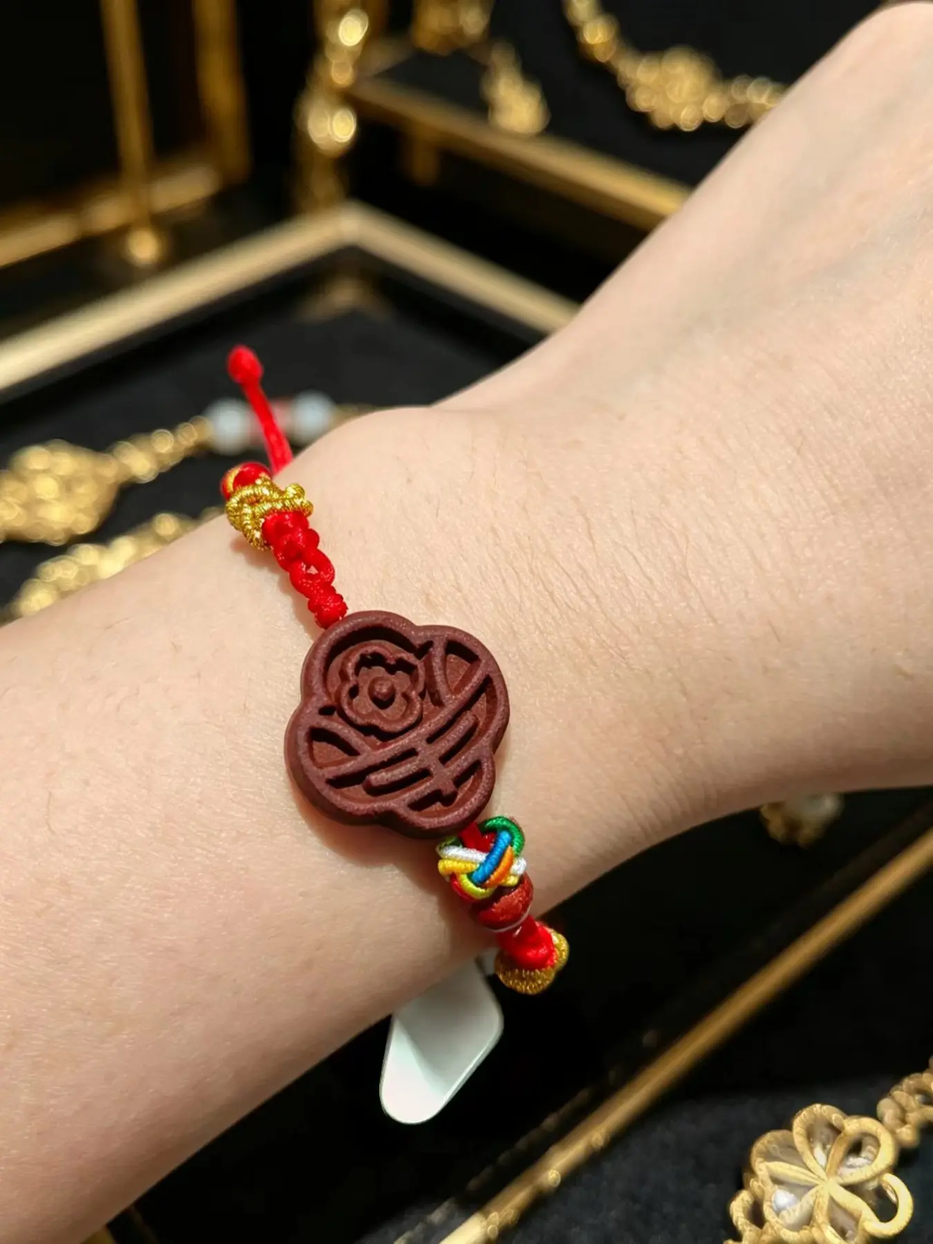 Handmade Rose Scented Wood Bead Bracelet, String, Unisex, Daily Wear, Gift, Traditional Formula, Aromatic Jewelry
