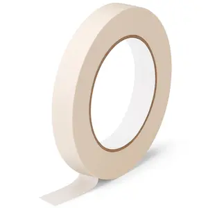 Painter Tape White Masking Tape 0.7 Inch x 60 Yard 1 Roll Paper Craft Supplies Removable Wide Clear Tape for Wall Classroom Artist DIY Painting Tools & Home Improvement