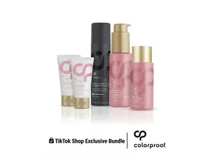 Colorproof The Glass Hair Liquid Shine Kit - Viral Shine | Smooth   Drops + Leave-In + Anti-Frizz Spray + Mini Smooth Shampoo & Conditioner Haircare Hydration
