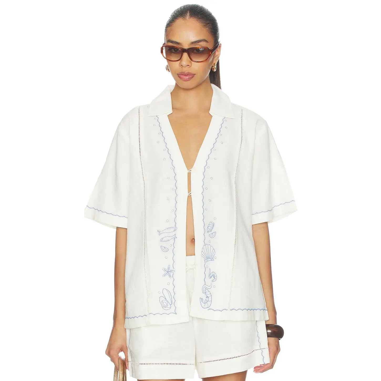 LSPACE La Mer Shirt in Cream