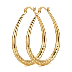 925 Sterling Silver Hoop for Women Hypoallergenic 14K Gold Plated Sterling Silver Lightweight Oval Hoop Earrings,Non Tarnish Large Hoop Earrings