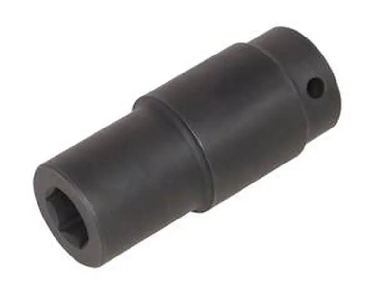 Lisle 17mm Harmonic Balancer Socket, Alloy Steel Heat-Treated Hand Tool for Pulley Bolt Removal