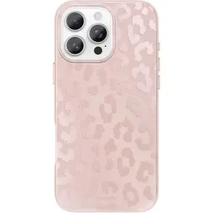 for iPhone 16 Pro Max Case [Compatible with MagSafe] with Matte Nude Leopard Cheetah Print Design, Cute Magnetic Phone Cover for Women Girls, Beige Neutral Aesthetic, Cream Slim Bumper