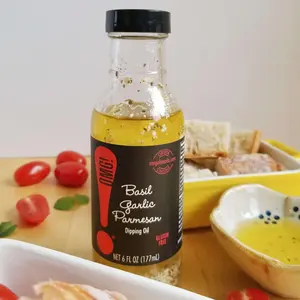 Basil Garlic Parmesan Dipping Oil