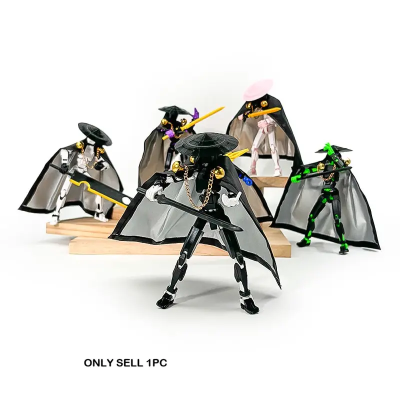 T13 Action Figure Multi-Joint Collectible, Retro Warrior Model, Perfect for Home Decor, Christmas Gift, Birthday Present, Martial Arts Enthusiasts, Articulating Figurines, Collectible Figures, Articulated Figures, Collectible Items