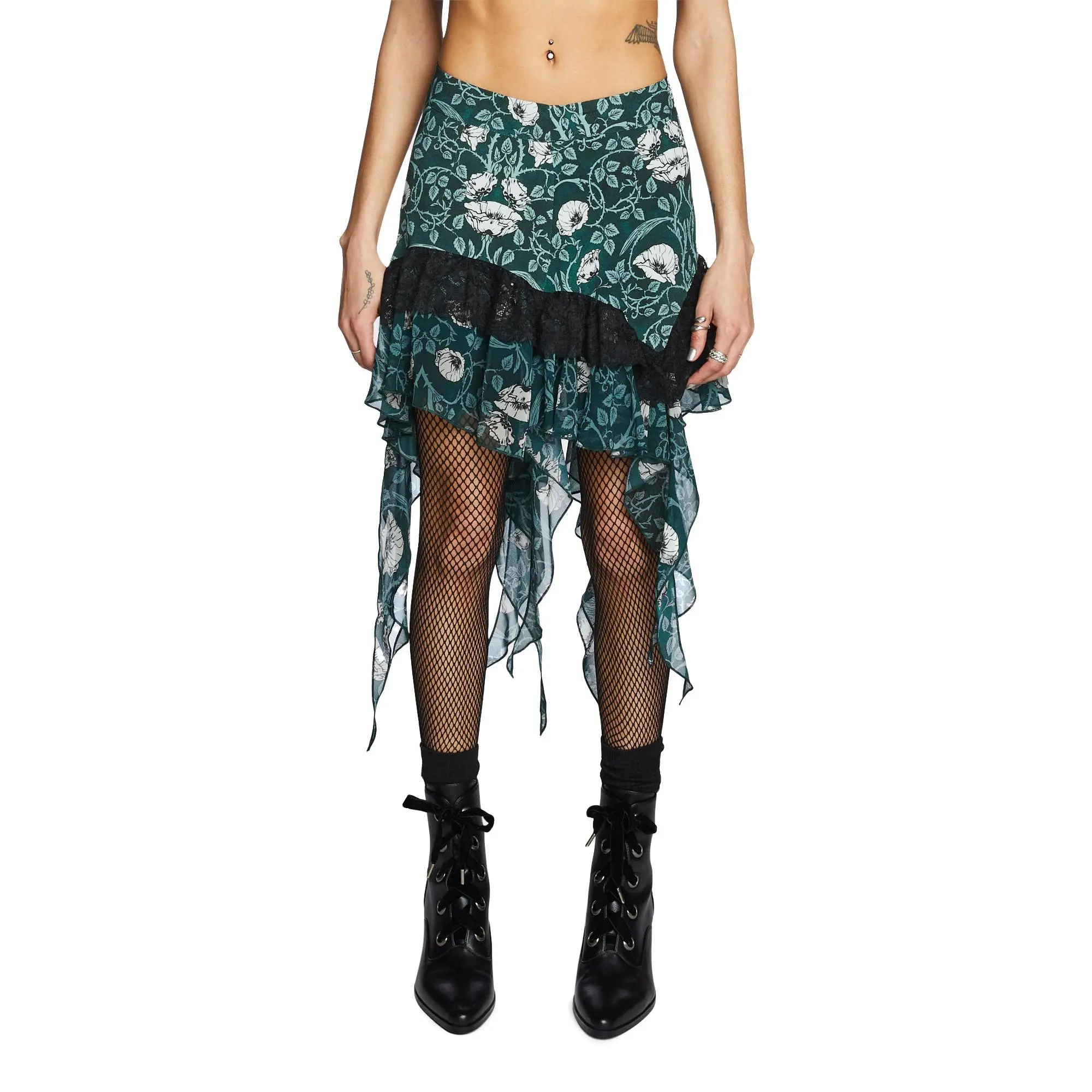 Hardest Of Hearts Midi Skirt - Floral